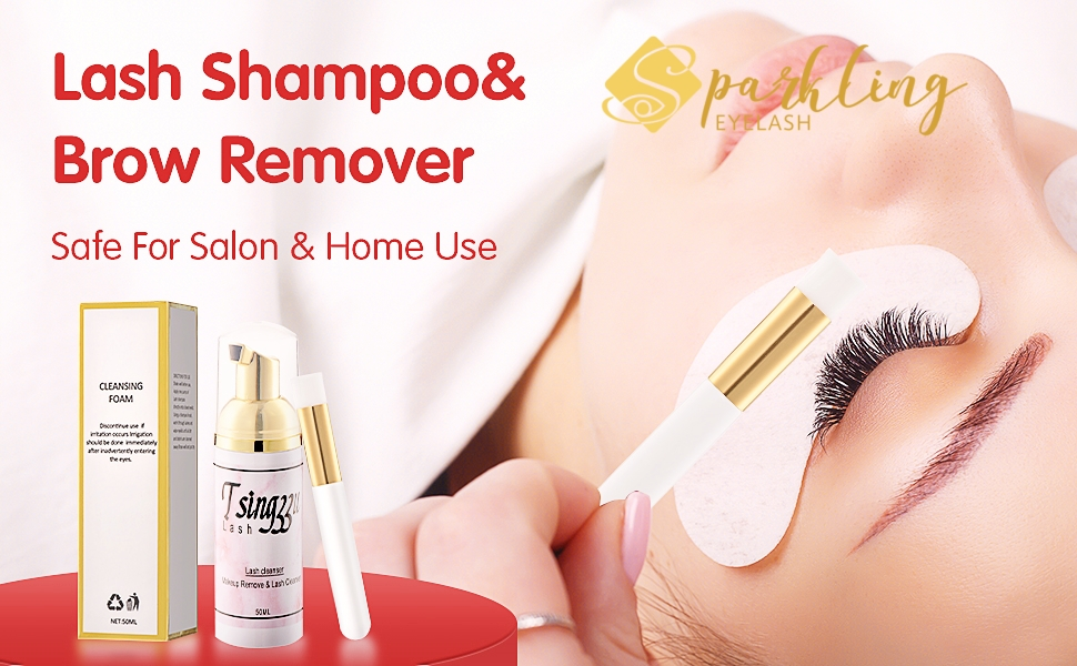 ​Pribadong Label na Panlinis ng Eyelash Extension: Sparkling Eyelash®