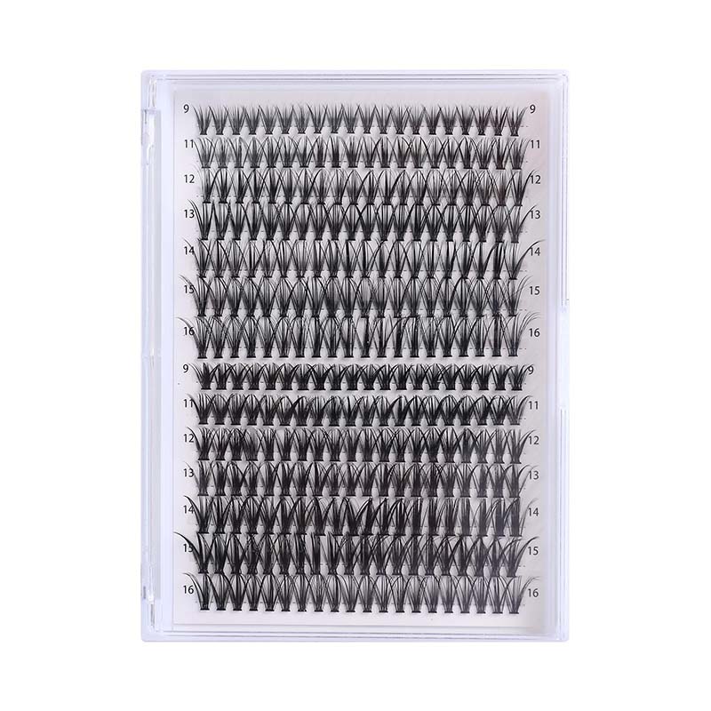 Makamit ang Flawless Lash Extension gamit ang Sparkling Eyelashes' 30D 40D 9-18mm Cluster Lashes Mixed Tray