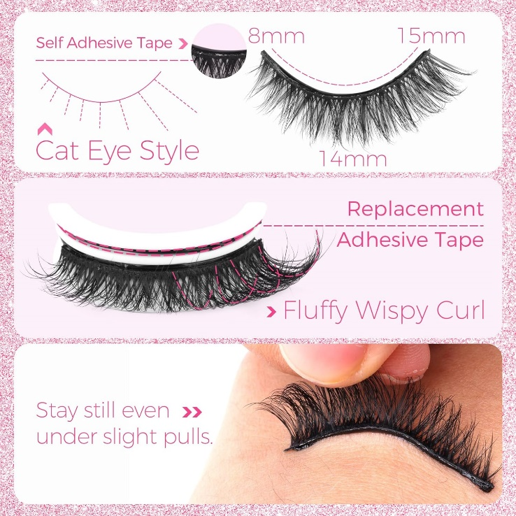 Kumuha ng Glam sa isang Kidlat gamit ang Self Adhesive Eyelashes: Ang Ultimate Time-Saving Beauty Hack