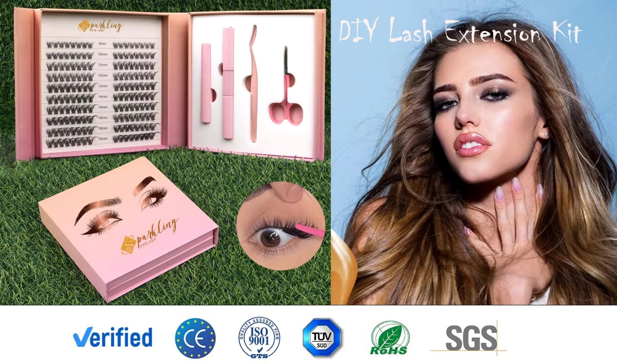 Kunin ang Perpektong Pagtingin gamit ang DIY Lash Cluster Kit sa Factory Price