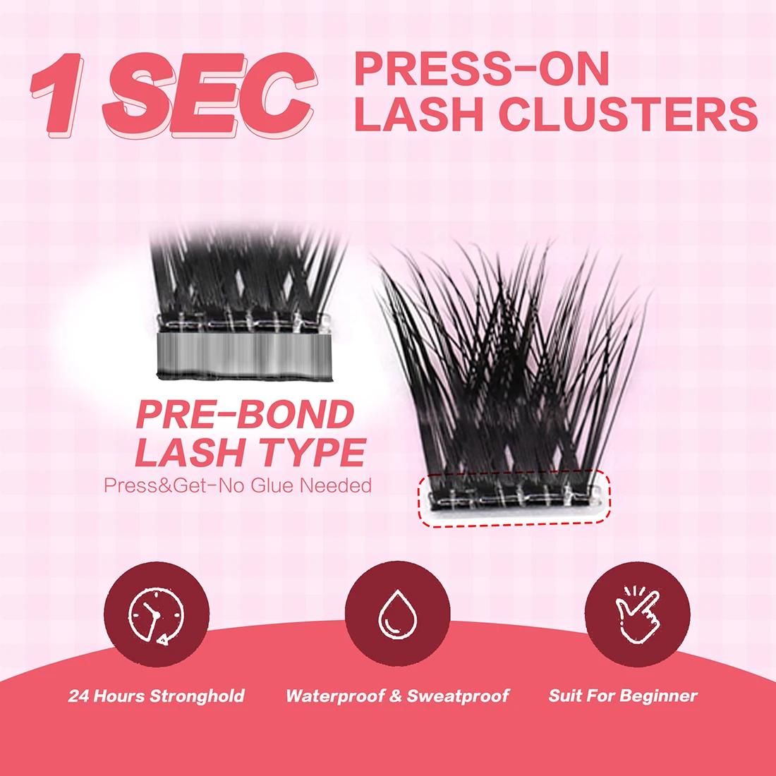 Binabago ng Bagong Self-Adhesive Lash Clusters ang laro ng lash