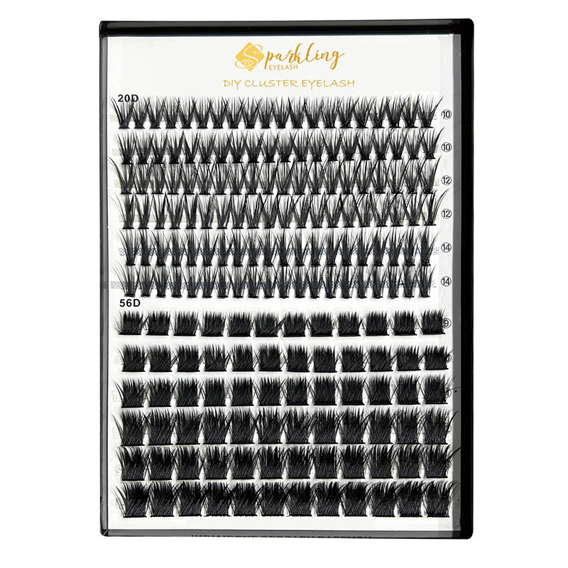 20D 56D DIY Eyelash Extension Kit na may Lash Bond at Remover