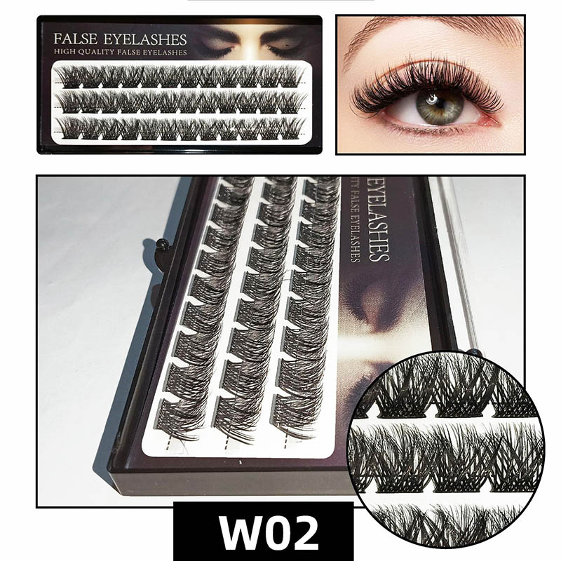 D Curl Lash Extension Cluster
