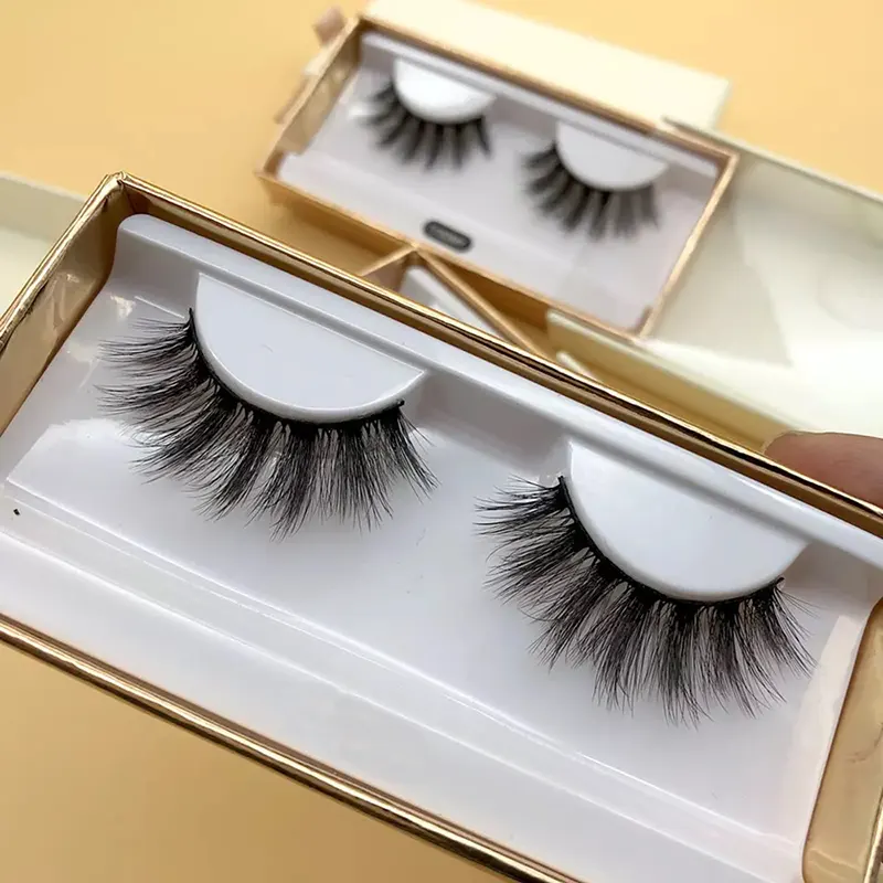 3D Natural na Cat Eye Fake Lashes