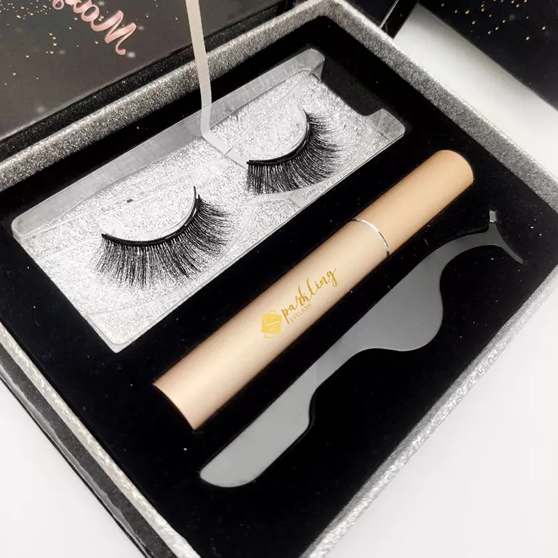 5 Magnets Magnetic Eyelashes na may Eyeliner