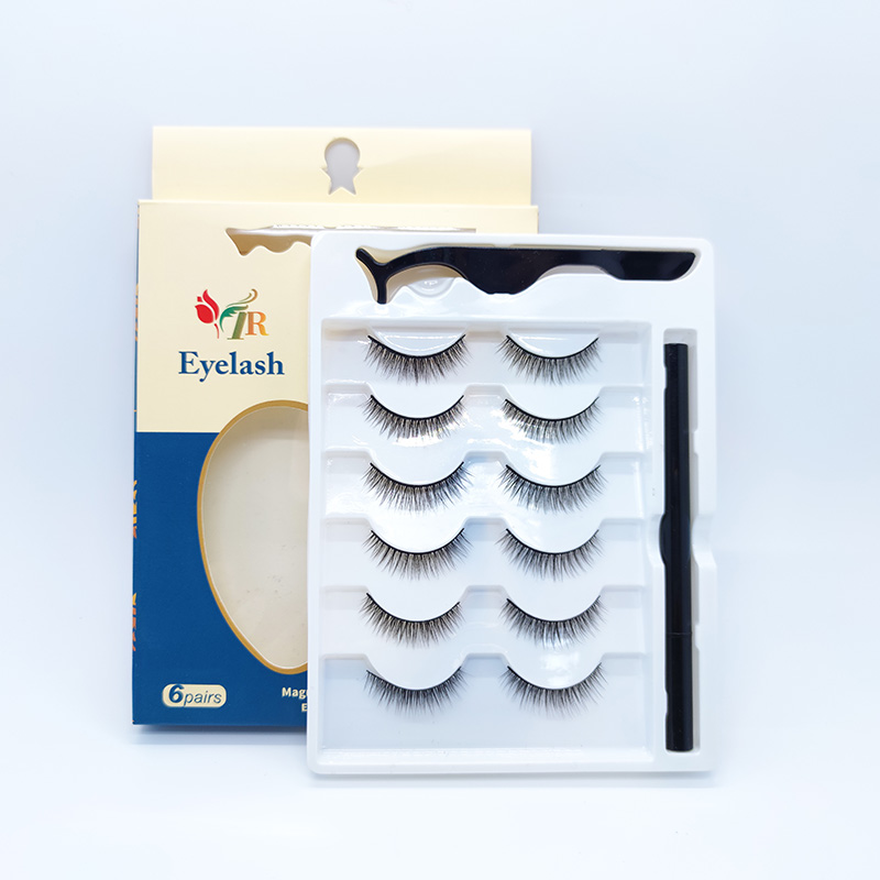 5D False Mink Lashes Silk eyelashes Soft Dramatic Natural Look 1 Pares