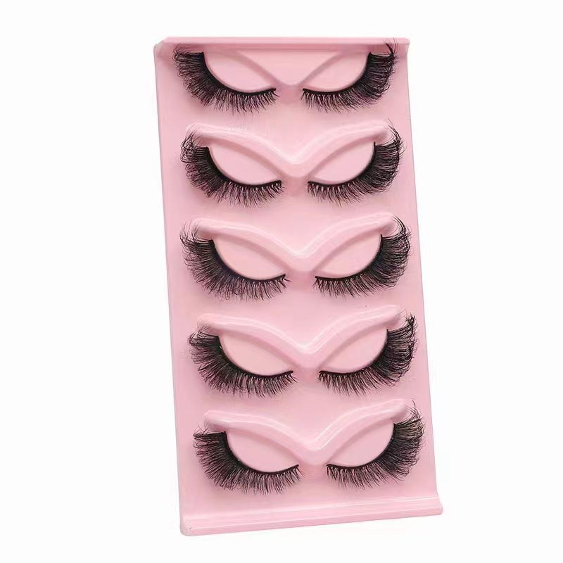 Cat Eye Lashes Maninipis na False Eyelashes Natural Look
