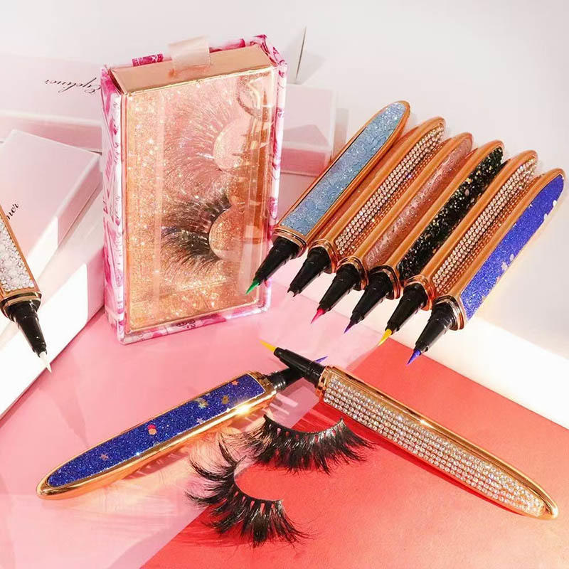 Magic Self-adhesive Eyelash Glue Pen Walang Namumulaklak Mabilis na Pagkatuyo