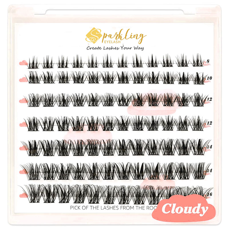Natural Look DIY Lash Extension Lashes Cluster