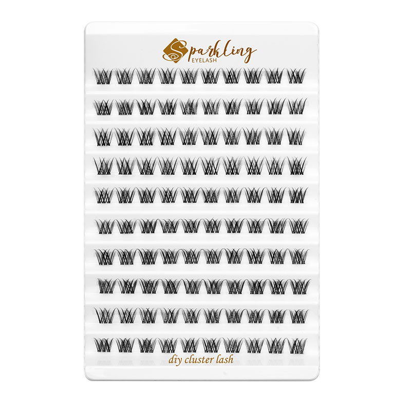Pribadong Label Dami Premade Fans Eyelashes