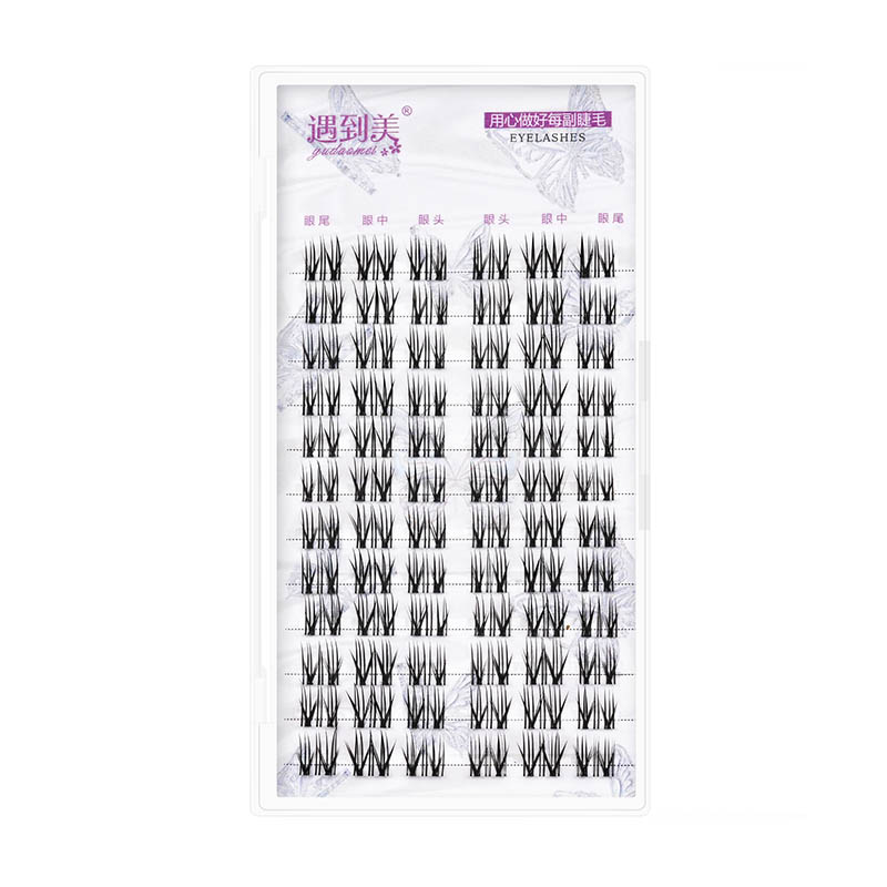 Ang self-adhesive eyelashes 3D glue-free eyelashes 10 hilera malaking kapasidad