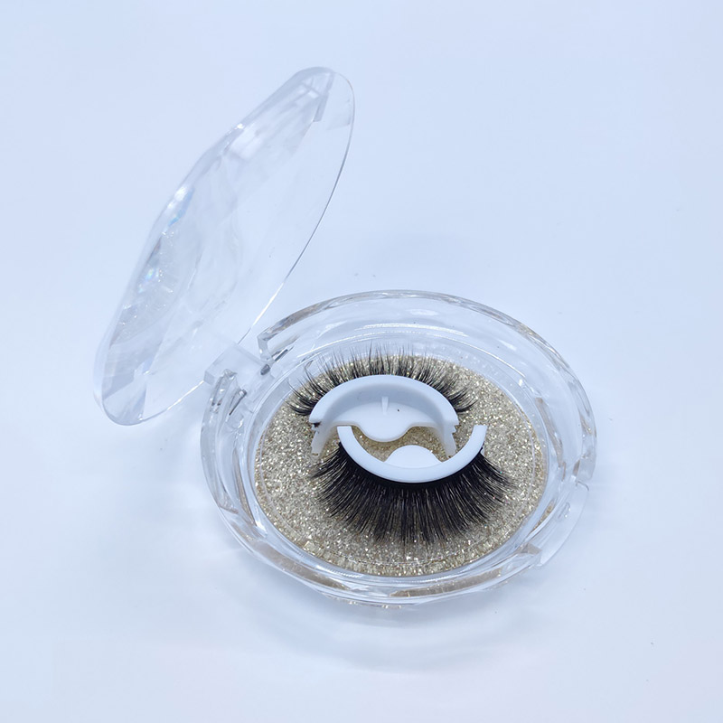 Self-Adhesive False Lashes Maninipis na pilikmata na may Diamond Box