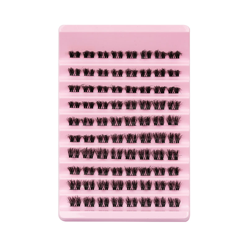 Maliliit na D Curl Individual Lash Cluster na Extension ng Pilikmata